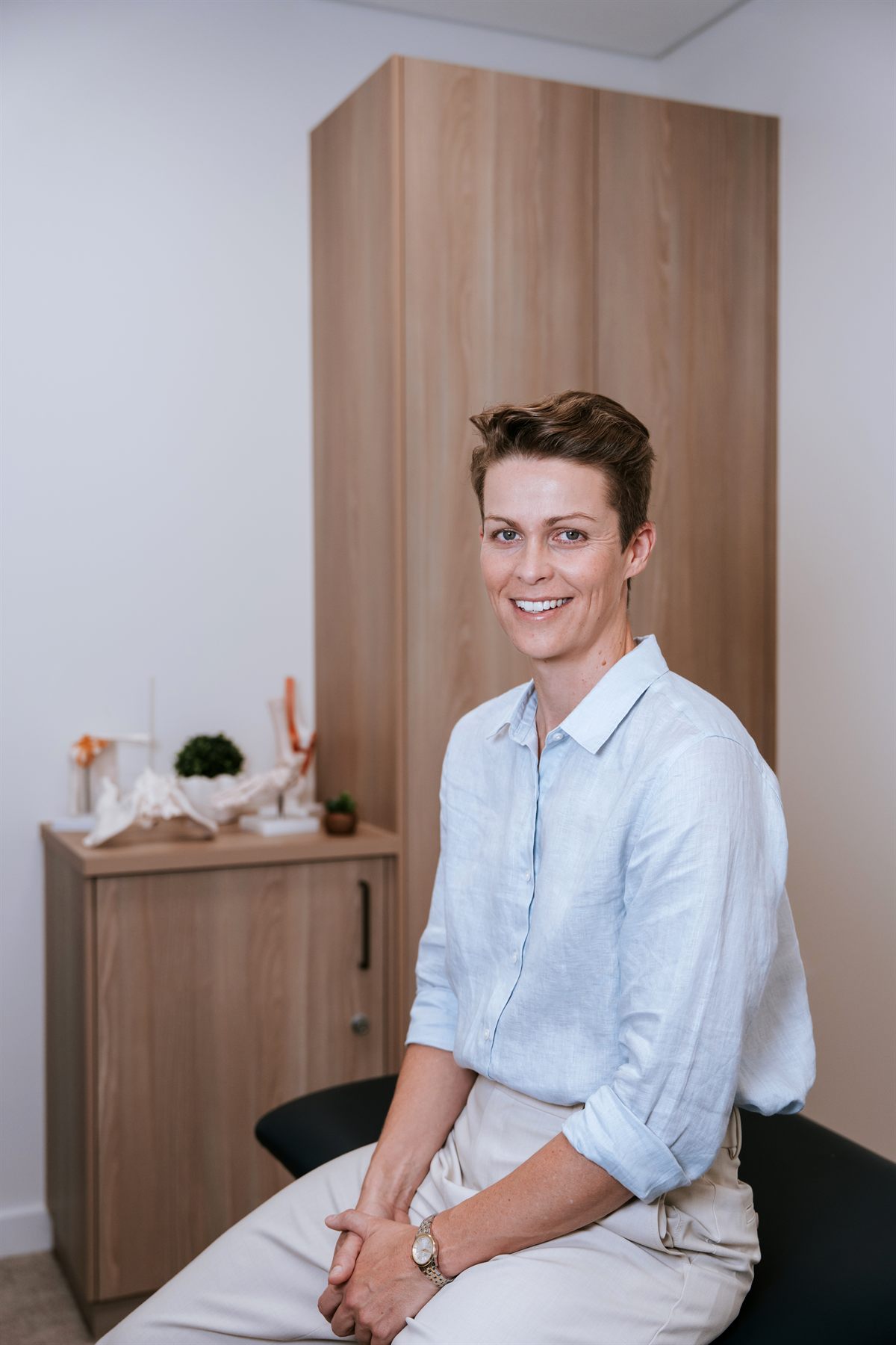 Dr Kimberley Wells in a consulting room at Noosa Civic MediHub