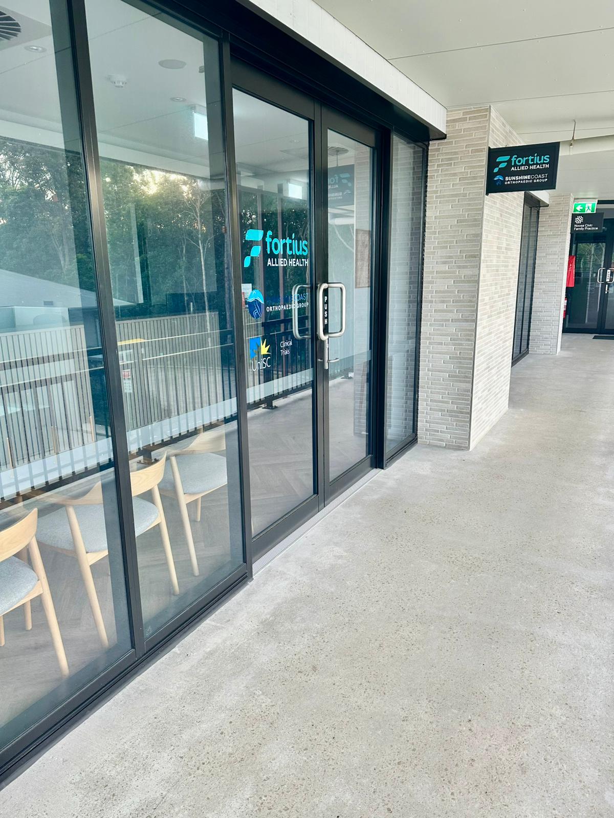 Front entrance at Noosa Civic MediHub